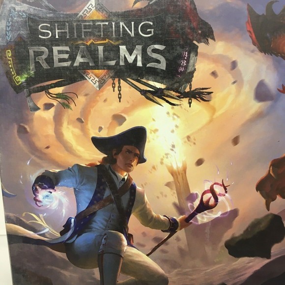 Board game Shifting Realms By Soaring Rhino Fantasy Goblin Pirate New sealed - Picture 2 of 15